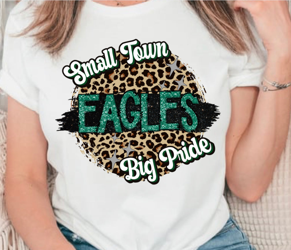 Small Town Big Pride Eagles T Shirt