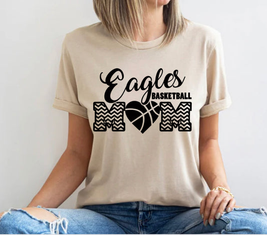 Eagles Basketball Mom T Shirt
