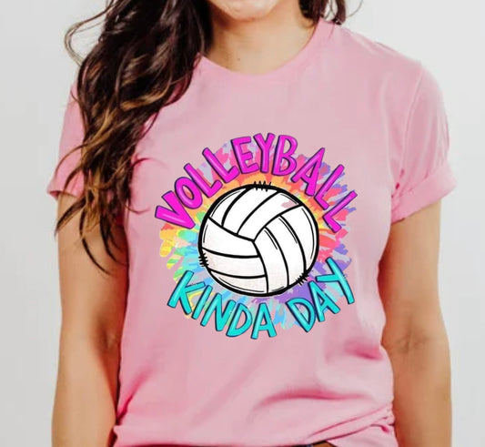 Volleyball Kinda Day T Shirt